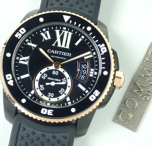カルティエ カリブル Ref.W2CA0004 ブラック文字盤 中古 calibre-2 商品画像1