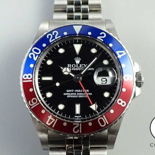 ロレックス GMTマスター Ref.16750 ステンレススチール ブラック文字盤 ジュビリーブレスレット 中古 HXF9TTAU 商品画像1