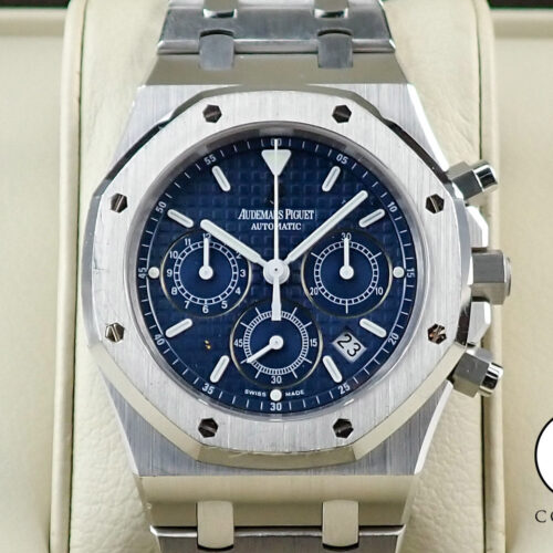 オーデマピゲ ロイヤルオーク クロノグラフ Ref.25860ST.OO.1110ST.04 ステンレススチール ブルー文字盤 商品画像1