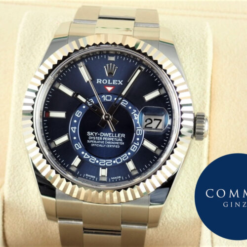 ロレックス スカイドゥエラー Ref.326934 ブルー文字盤 未使用 sky-dweller-15 オイスターブレスレット 商品画像1