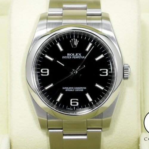 ロレックス オイスターパーペチュアル36 Ref.116000 ステンレススチール ブラック文字盤 美品 gb3zvv2e 商品画像1