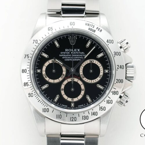 ロレックス デイトナ エルプリメロ Ref.16520 ステンレススチール ブラック文字盤 中古 5zxuyn6s 商品画像1