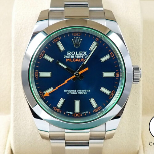 ロレックス ミルガウス Ref.116400GV ステンレススチール Zブルー文字盤 商品画像1