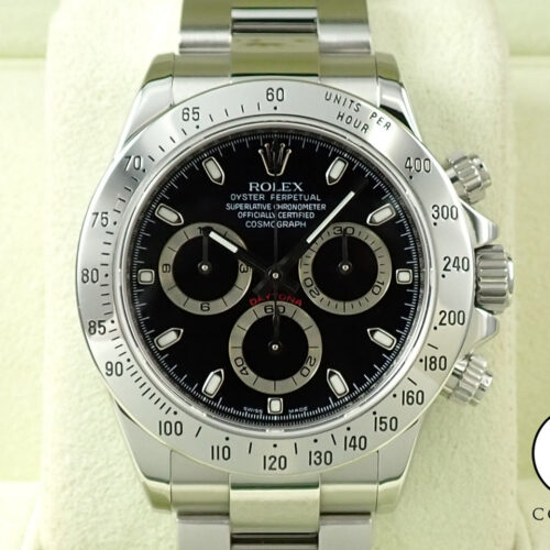 ロレックス デイトナ Ref.116520 ステンレススチール ブラック文字盤 商品画像1
