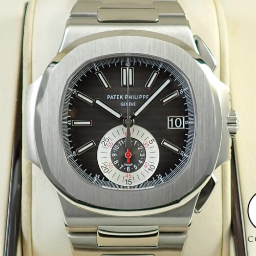 パテックフィリップ ノーチラス クロノグラフ Ref.5980/1A-014 ステンレススチール ブラック文字盤 商品画像1