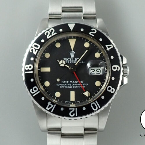 ロレックス GMTマスター Ref.16750 ステンレススチール ブラック文字盤 オイスターブレスレット 商品画像1