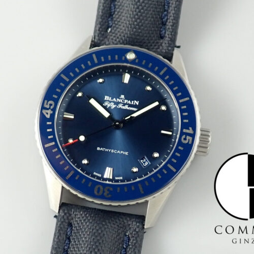 ブランパン フィフティファゾムス Ref.5100-1140-O52A ブルー文字盤 中古 fifty-fathoms-9 商品画像1