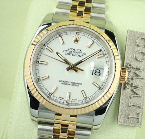 ロレックス デイトジャスト Ref.116233 ホワイト文字盤 中古 datejust-105 ジュビリーブレスレット 商品画像1