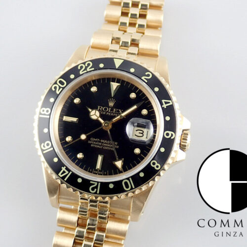 ロレックス GMTマスター Ref.16758 ブラック文字盤 中古 gmt-master-183 ジュビリーブレスレット 商品画像1