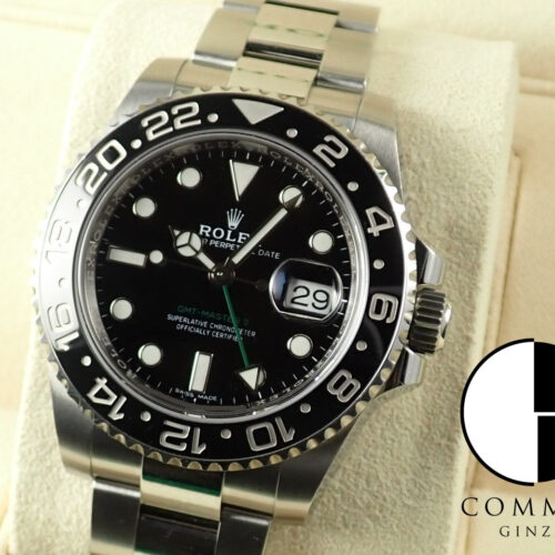ロレックス GMTマスターII Ref.116710LN ブラック文字盤 中古 gmt-master-190 オイスターブレスレット 商品画像1