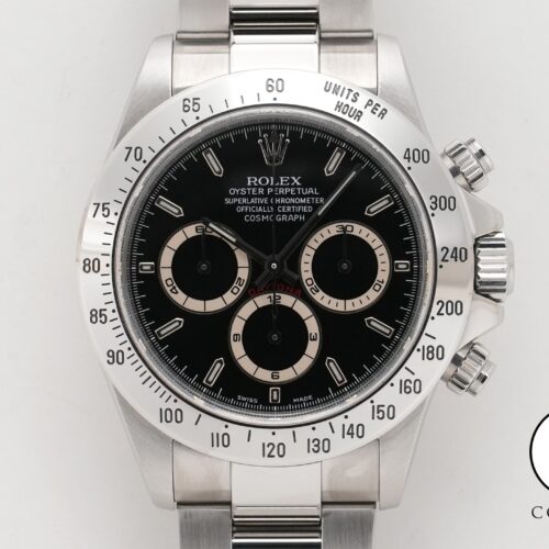 ロレックス デイトナ エルプリメロ Ref.16520 ステンレススチール ブラック文字盤 中古 4uqb9eok 商品画像1