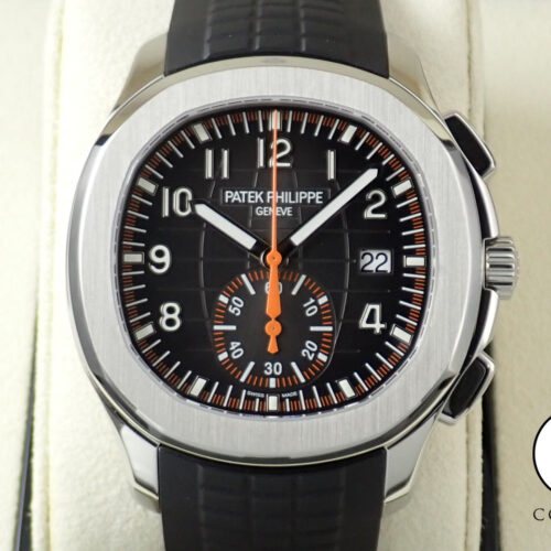 パテックフィリップ アクアノート クロノグラフ Ref.5968A-001 ステンレススチール ブラック文字盤 商品画像1