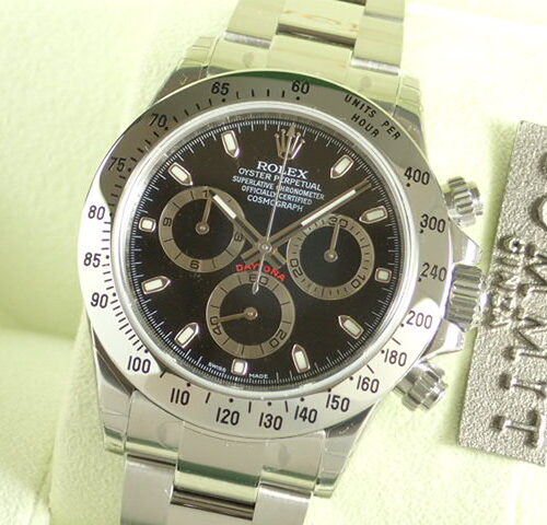 ロレックス デイトナ Ref.116520 ブラック文字盤 未使用 daytona-118 商品画像1